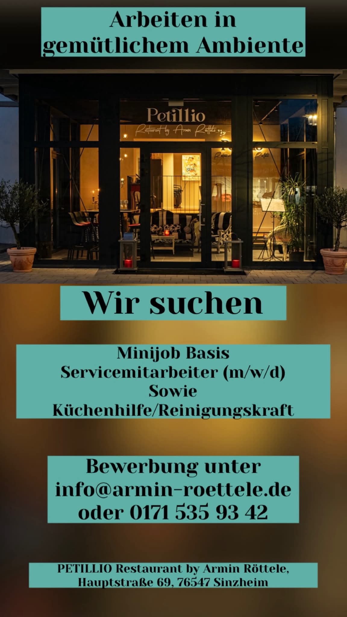 Servicemitarbeiter gesucht